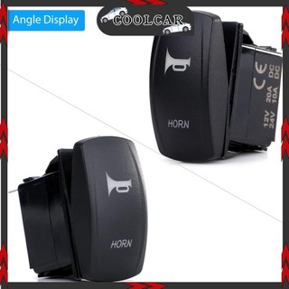 Coolcar 12v-24v 3 pin còi bật tắt rocker tặng công tắc cho xe ô tô rv thuyền mềm