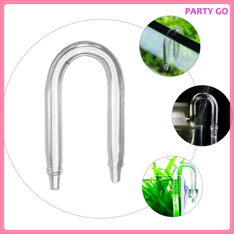 Ống Khuếch Tán Thủy Tinh Hình Chữ U Cho Bể Cá