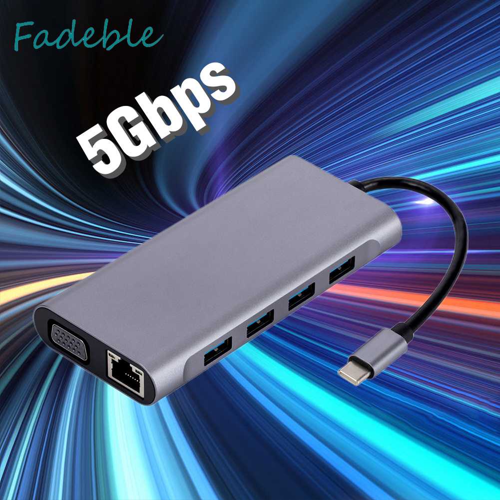 Bộ ChuyểN 11 Trong 1 Đa CổNg 5Gbps Cho Notebook / Laptop
