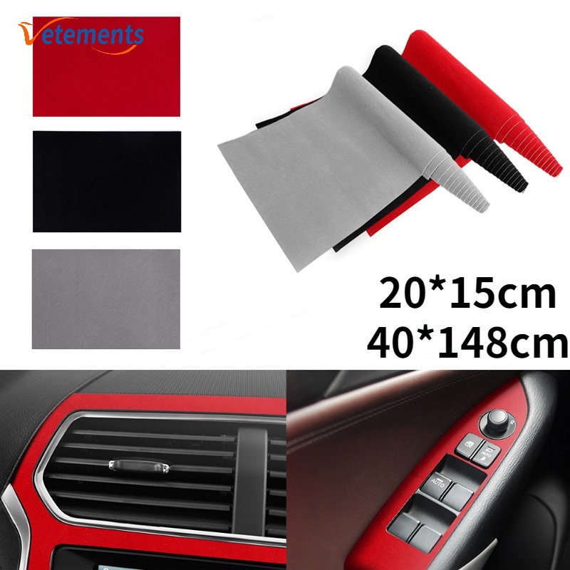 Miếng Dán Vải Nỉ Mềm Mại Tự Dính Dùng Trang Trí Bảng Điều Khiển Xe Hơi DIY