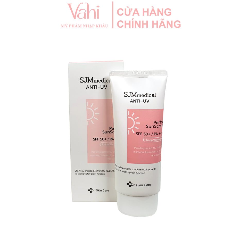 Kem chống nắng SJM Medical Anti UV Perfect SunScreen SPF50+ PA++++ 60ml