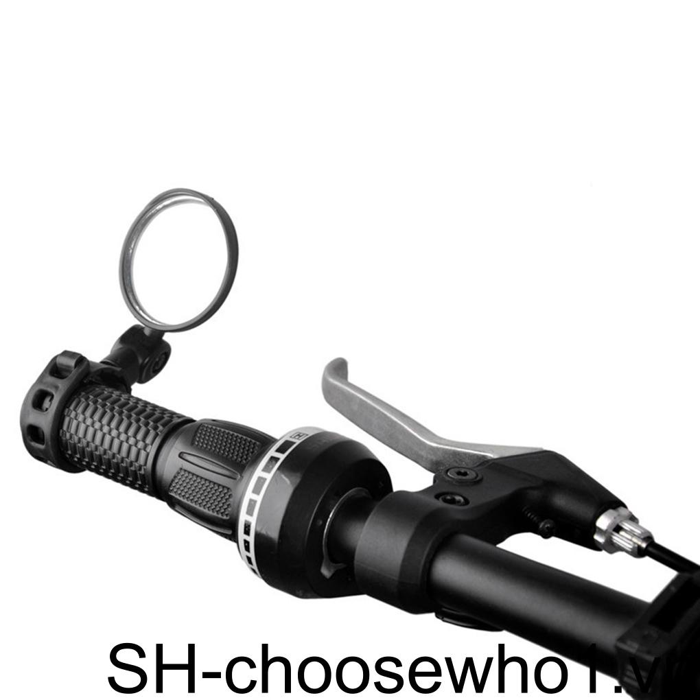 (runbu) Gương Chiếu Hậu Góc Rộng Gắn Tay Lái Xe Đạp Phản Quang Điều Chỉnh Được