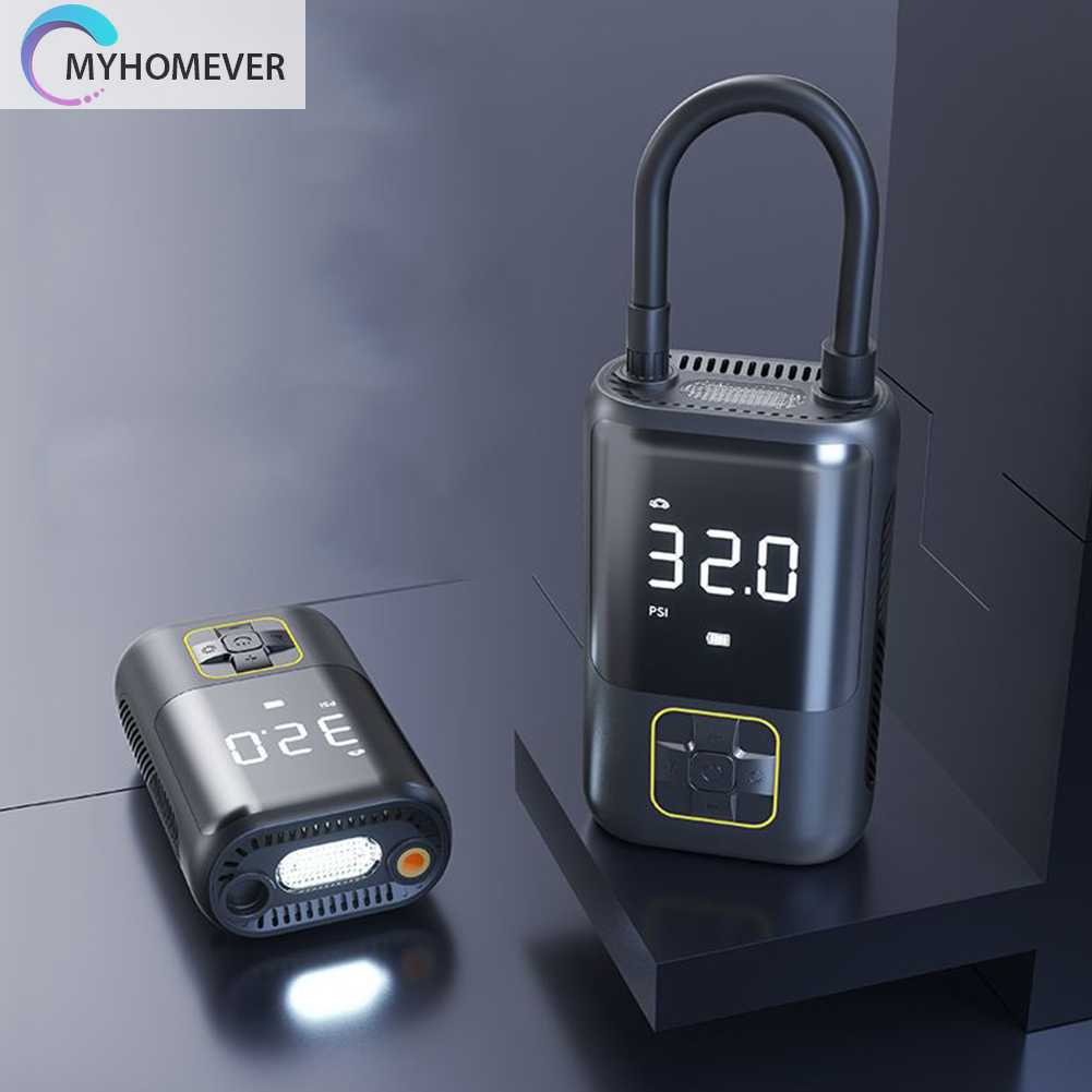 Máy Bơm Lốp Xe Điện Mini 4000mAh 150PSI Type-C USB