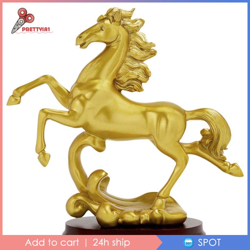 [Prettyia1] Tượng Ngựa Trang Trí Để Bàn Cửa Hàng