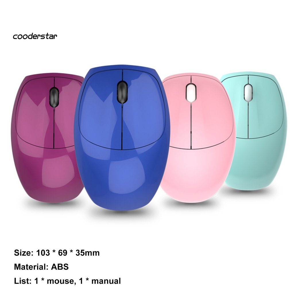 Chuột không dây Bằng ABS 1600DPI 2.4G Thiết Kế Bất Đối Xứng