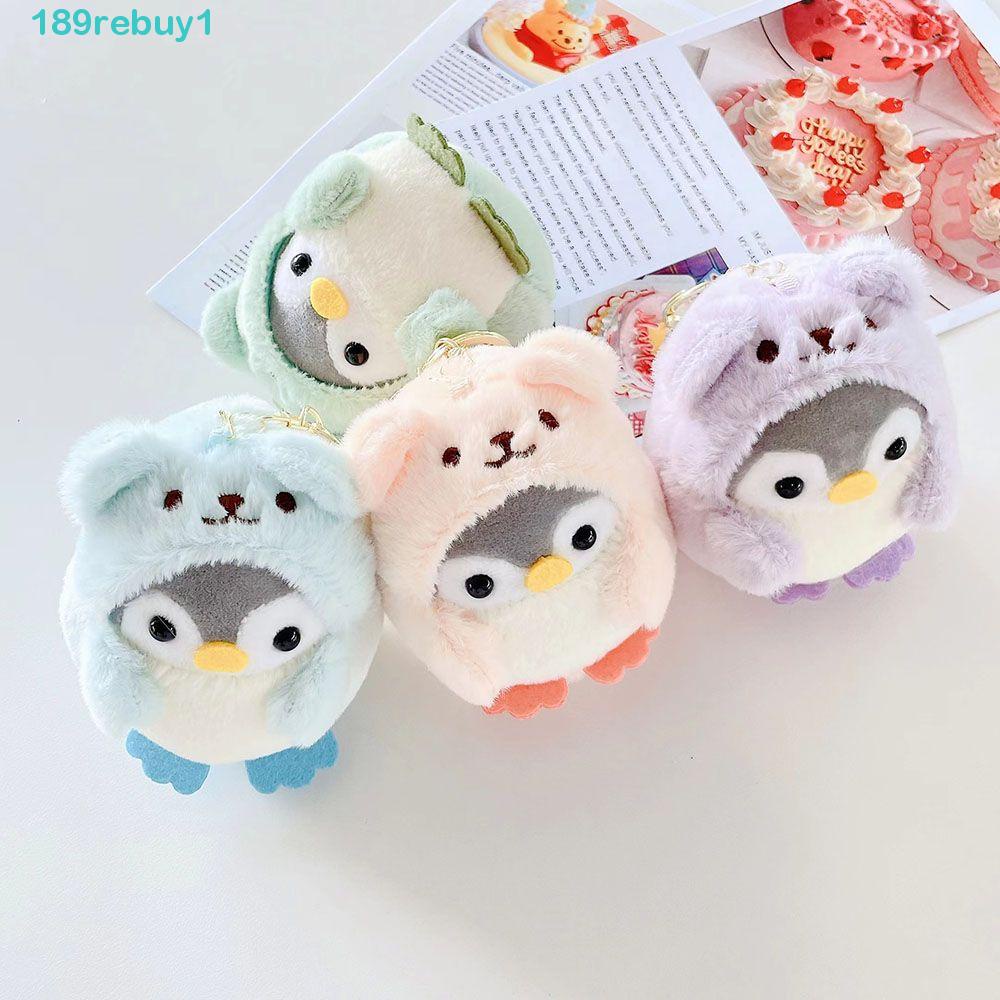 Móc Khóa Hình Chim Cánh Cụt Nhồi Bông Đáng Yêu REBUY1