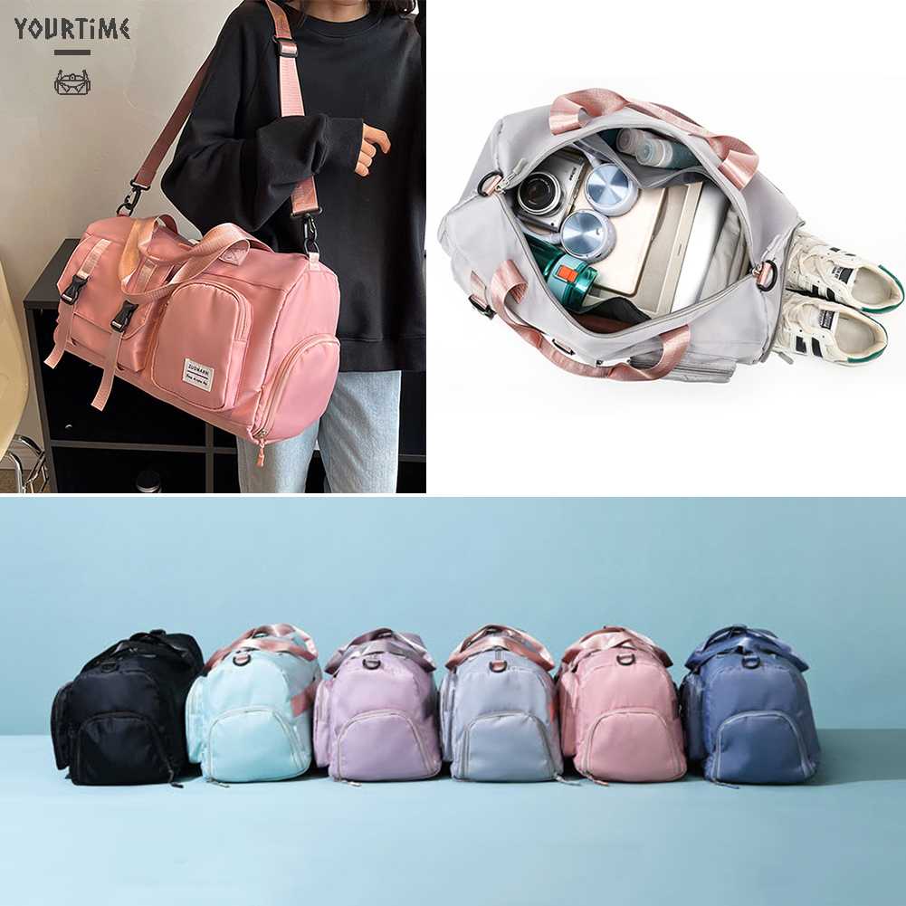 Túi Đựng Đồ Tập Thể Thao Sức Chứa Lớn Chia Ngăn Khô / Ướt Tiện Dụng Cho Nam Và