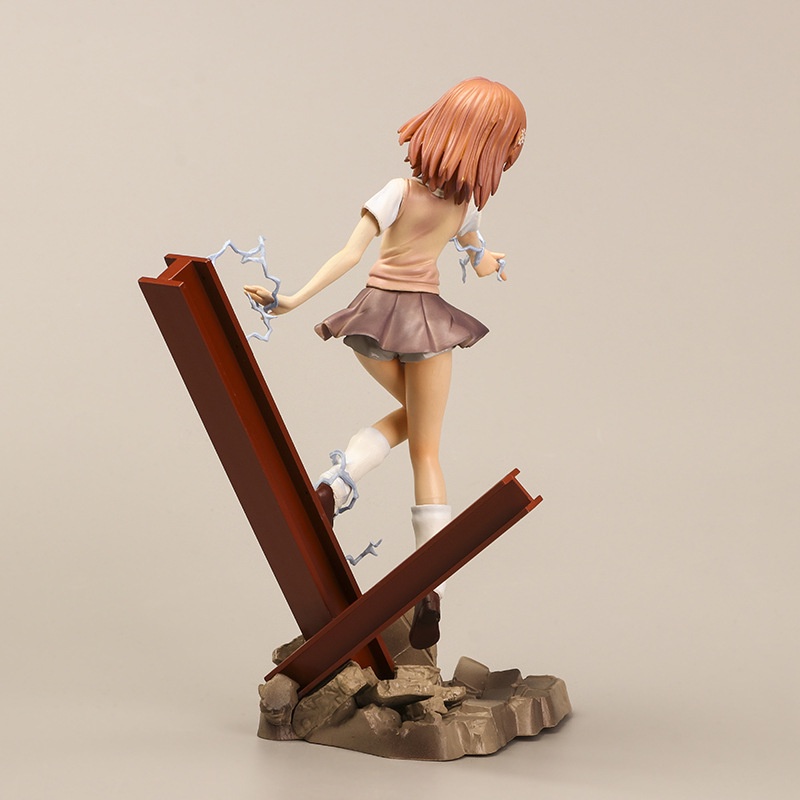 Mô Hình Nhân Vật Misaka Mikoto Hoạt Hình Toaru Majut u no Index 25cm Bằng PVC