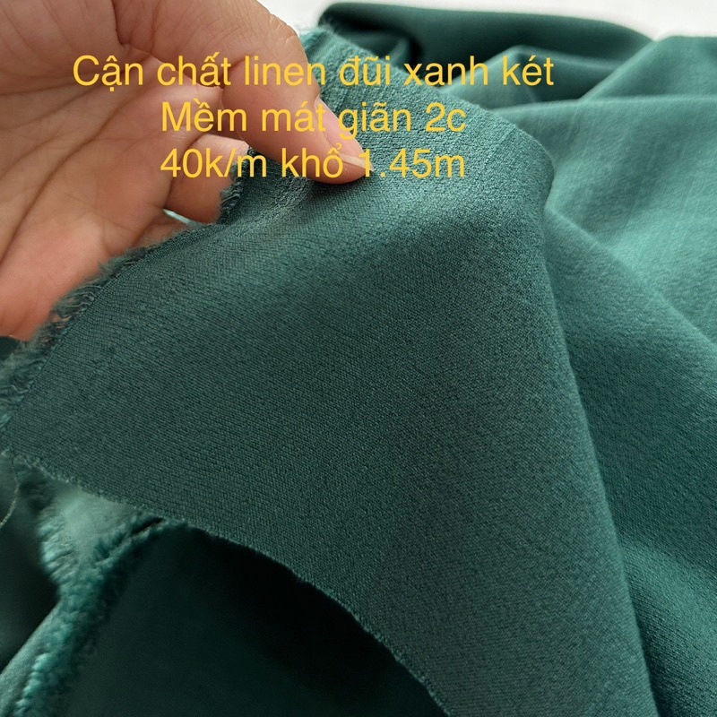 Vải Đũi Xước  - Đũi Xô cotton may quần áo sơ mi-Váy,Bộ Đồ