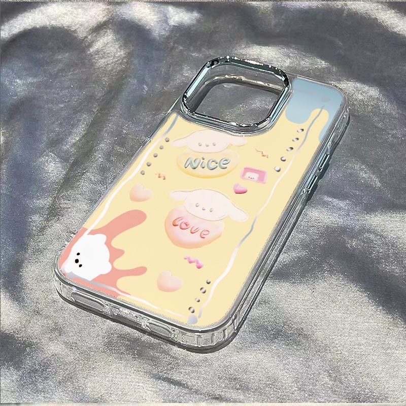 ✅Ốp Điện Thoại Mềm Chống Sốc Hình Chú Chó Cinnamon Cho Apple Iphone max 14pro117iPhone12 8pl13