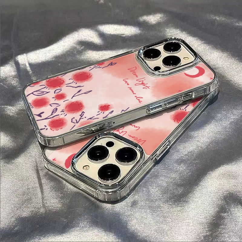✅Ốp Điện Thoại Dẻo Họa Tiết Hoa Hồng / Mặt Trăng Thời Trang Chống Sốc Cho Iphone127In 11 814pro 13 plus