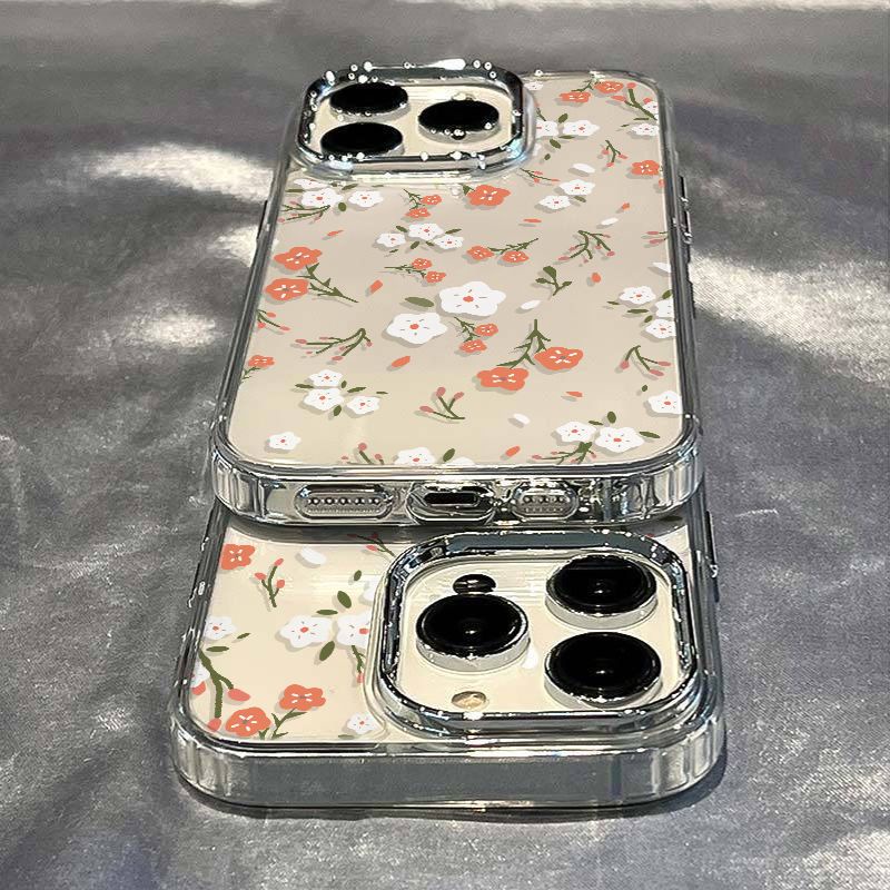 ✅Ốp Điện Thoại Mềm Chống Sốc Họa Tiết Hoa Đơn Giản Bảo Vệ Toàn Diện Cho Iphone 11 plus 12 / max7 14pro 8 13 B3XE