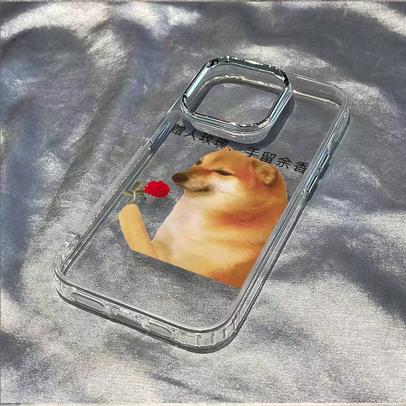 ✅Ốp Điện Thoại Mềm Chống Sốc Họa Tiết Hoa Hồng Cho Iphone 714pro 12 13max / 8In Apple 11 xs