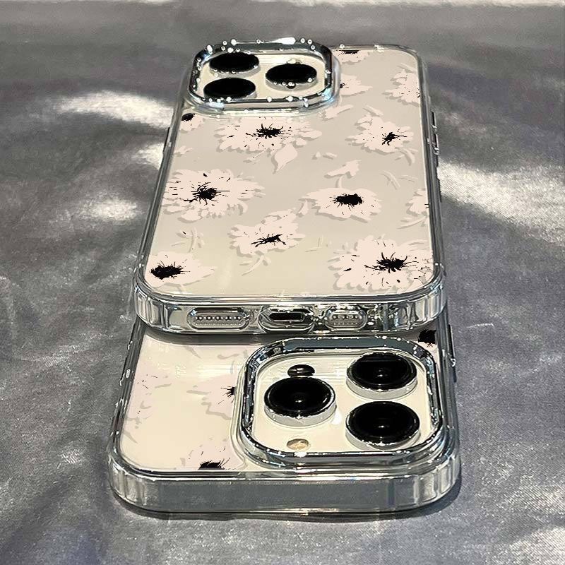 ✅Ốp Điện Thoại Mềm Chống Sốc Họa Tiết Hoa 13In Style max7118 / plus iPhone12 14pro Apple A0OS