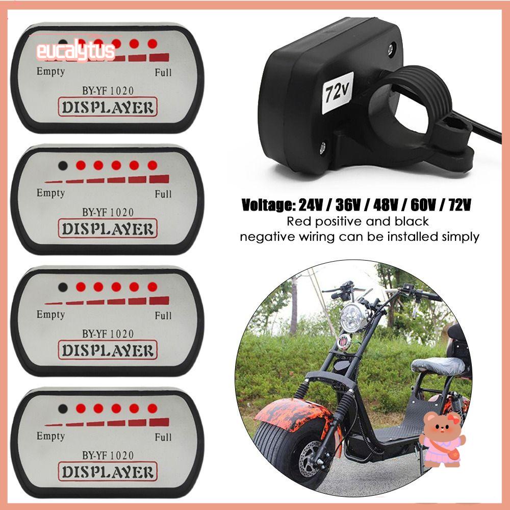 Vôn Kế EUTUS Chuyên Dụng Cho Xe Máy Điện