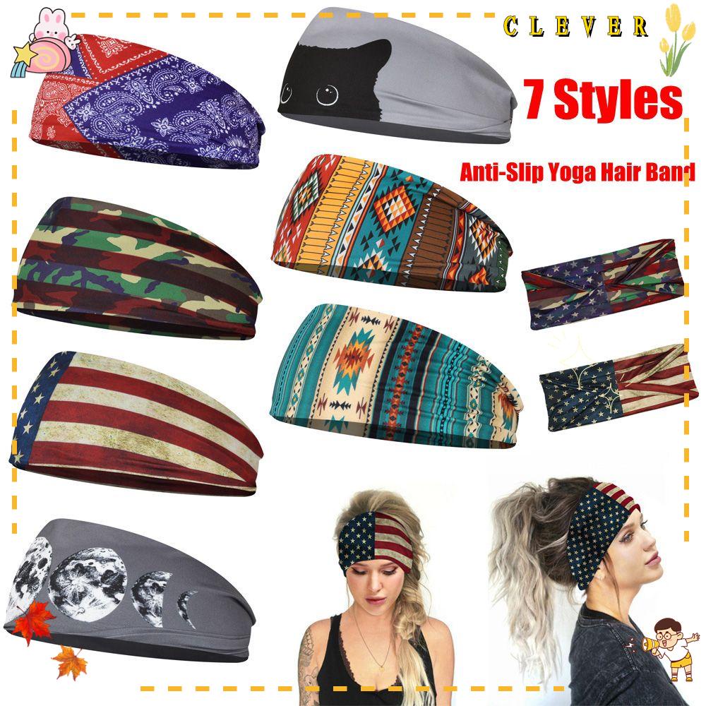 Băng Đô Cài Tóc Co Giãn Chống Trượt Đa Năng In Họa Tiết Chú Mèo Dễ Thương Thời Trang Cho Nam Và Nữ