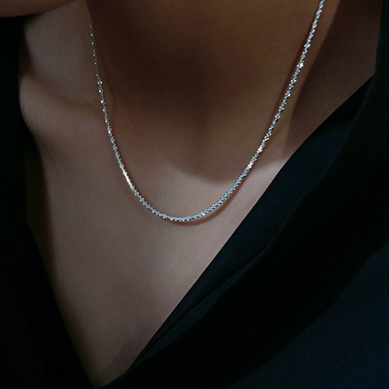 Vòng cổ Nhiều Lớp Mạ Bạc Trang Trí Da Rắn Thời Trang Cho Nữ