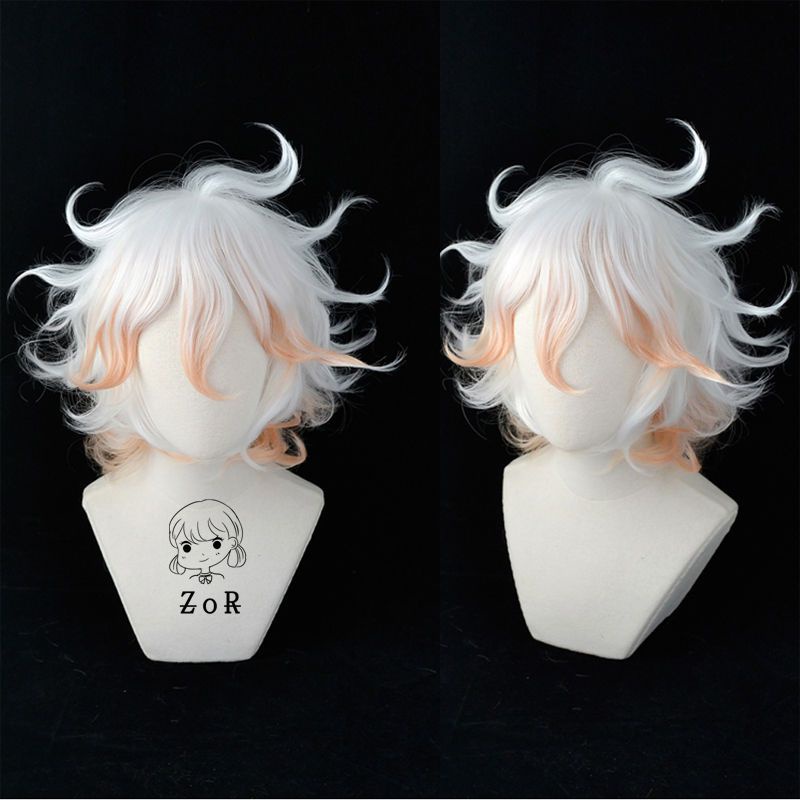 Tóc Giả Ngắn Cosplay Nhân Vật Danganronpa Nagito Komaeda