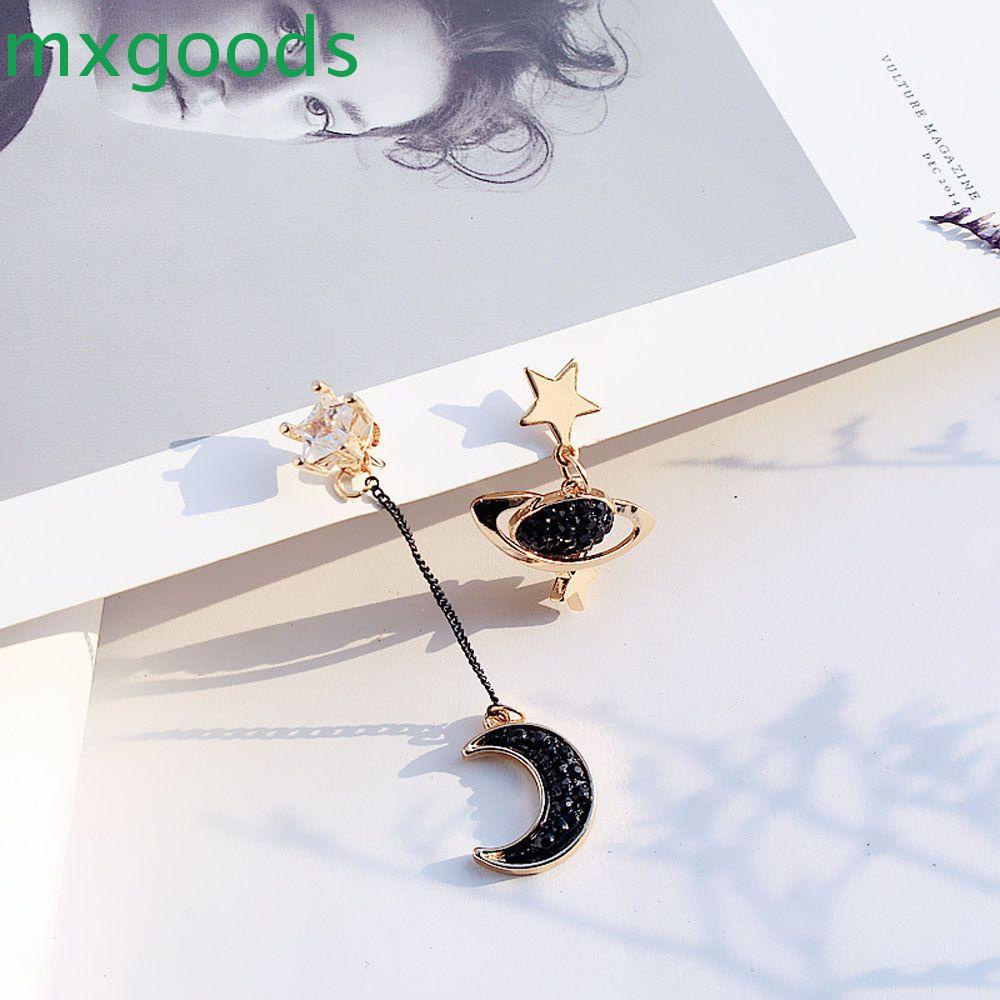 Khuyên Tai Dáng Dài Hình Ngôi Sao Mặt Trăng Thời Trang