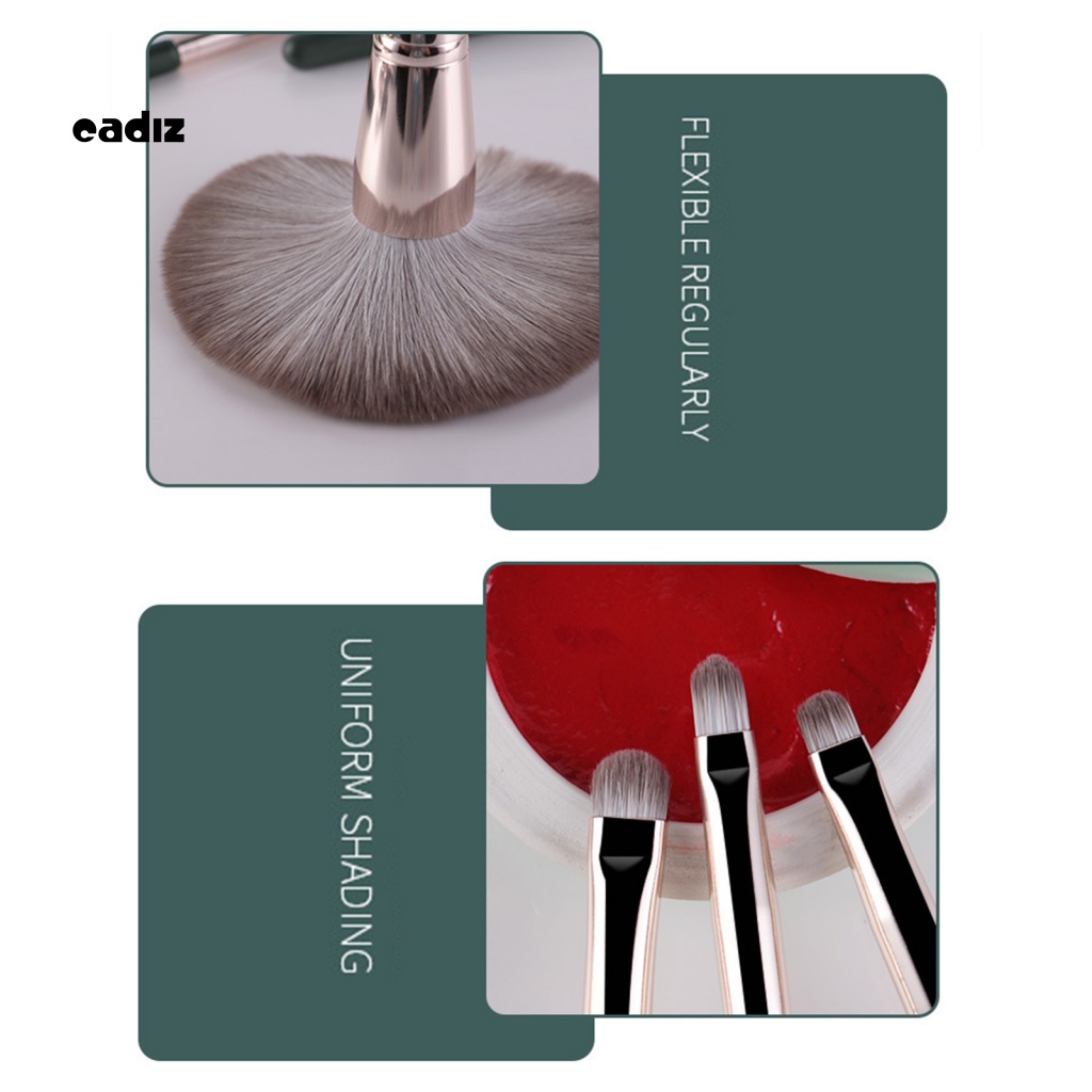 Bộ 14 Cọ Trang Điểm Lông Mềm Kèm Túi Đựng Tiện Dụng