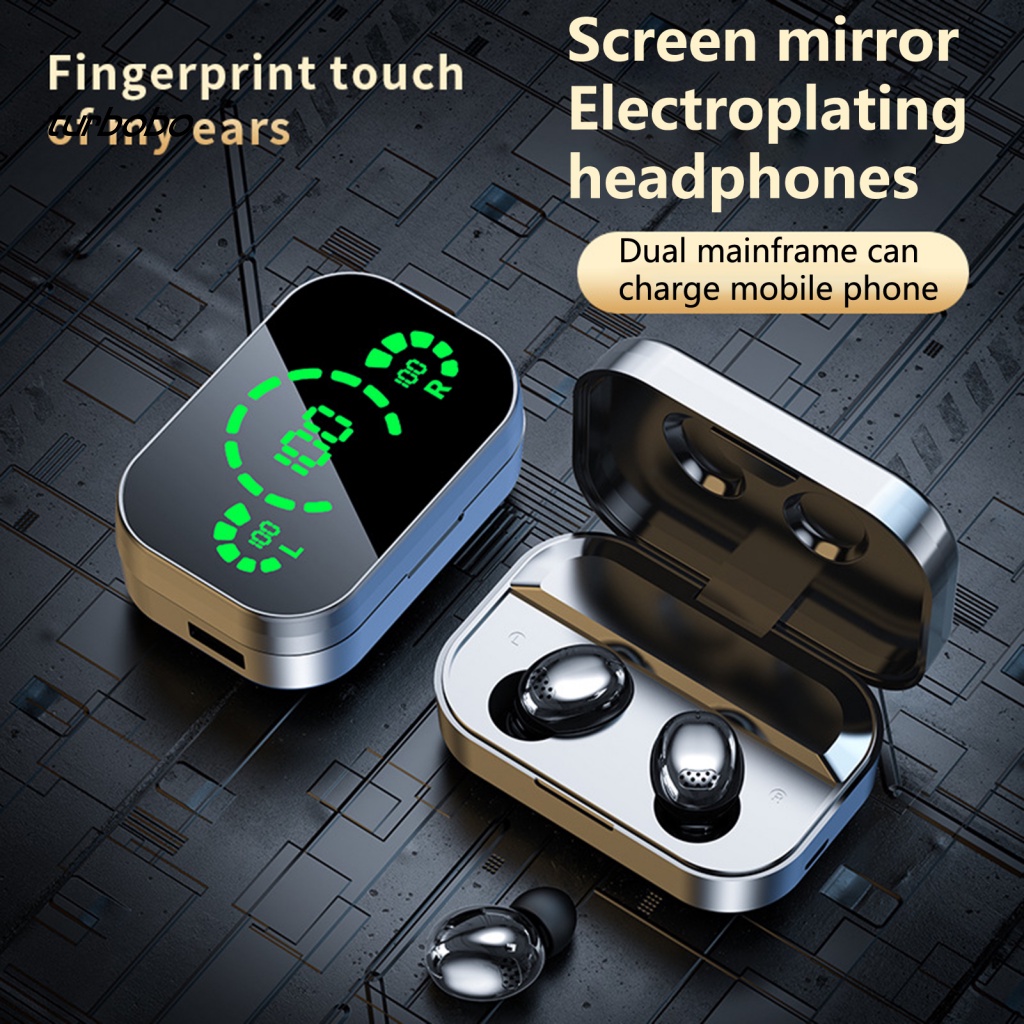 Tai Nghe Nhét Tai YD04 Bluetooth Có Thể Sạc Lại Điều Khiển Cảm Ứng Tiếng Ồn Mega Bass Không Dây Màn Hình Kỹ Thuật Số