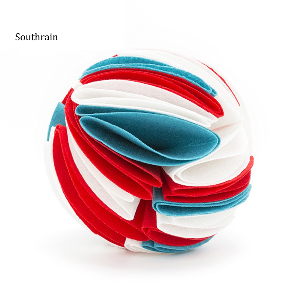 Đồ Chơi Quả Bóng Vải Nỉ Chống Rò Rỉ Thức Ăn Dành Cho Cún Cưng