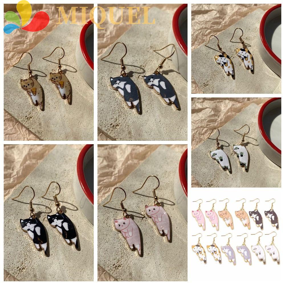 Bông Tai Móc Hình Mèo Dễ Thương Thời Trang Dự Tiệc