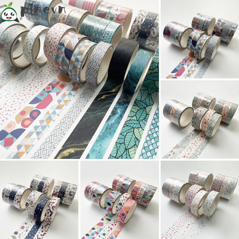 Set 6 Cuộn Băng Keo Dán Trang Trí Họa Tiết Dễ Thương