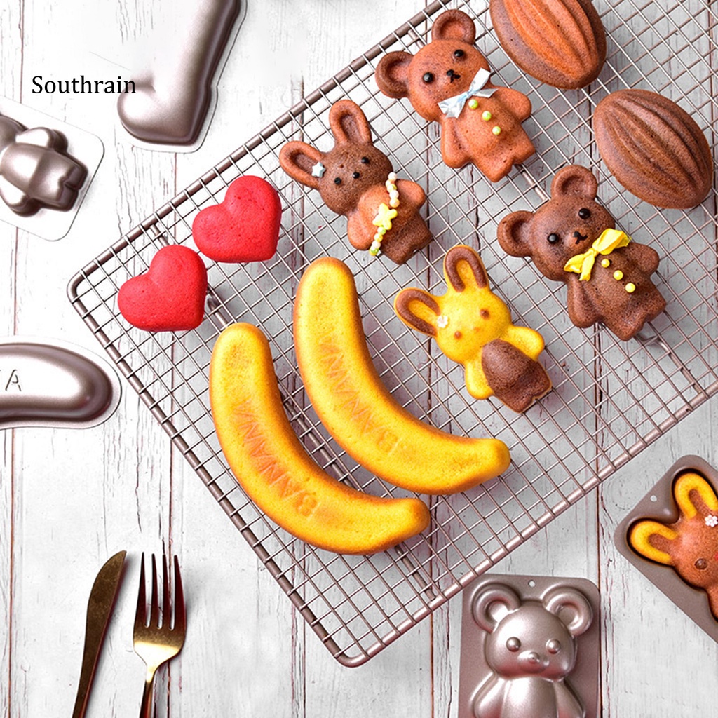 Khuôn Nướng Bánh Hình Quả Chuối Bằng Thép Carbon Chống Dính Chịu Nhiệt Độ Cao