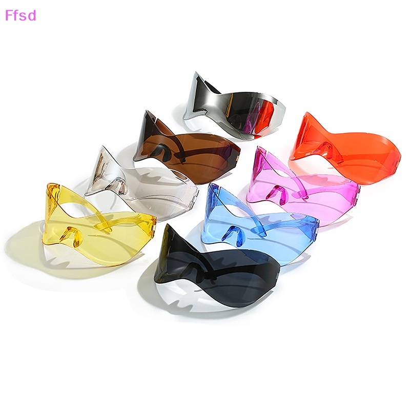 Kính Chống Nắng Không Viền Oversized Thời Trang Hip Hop Cổ Điển Cho Nam Và Nữ Y2K