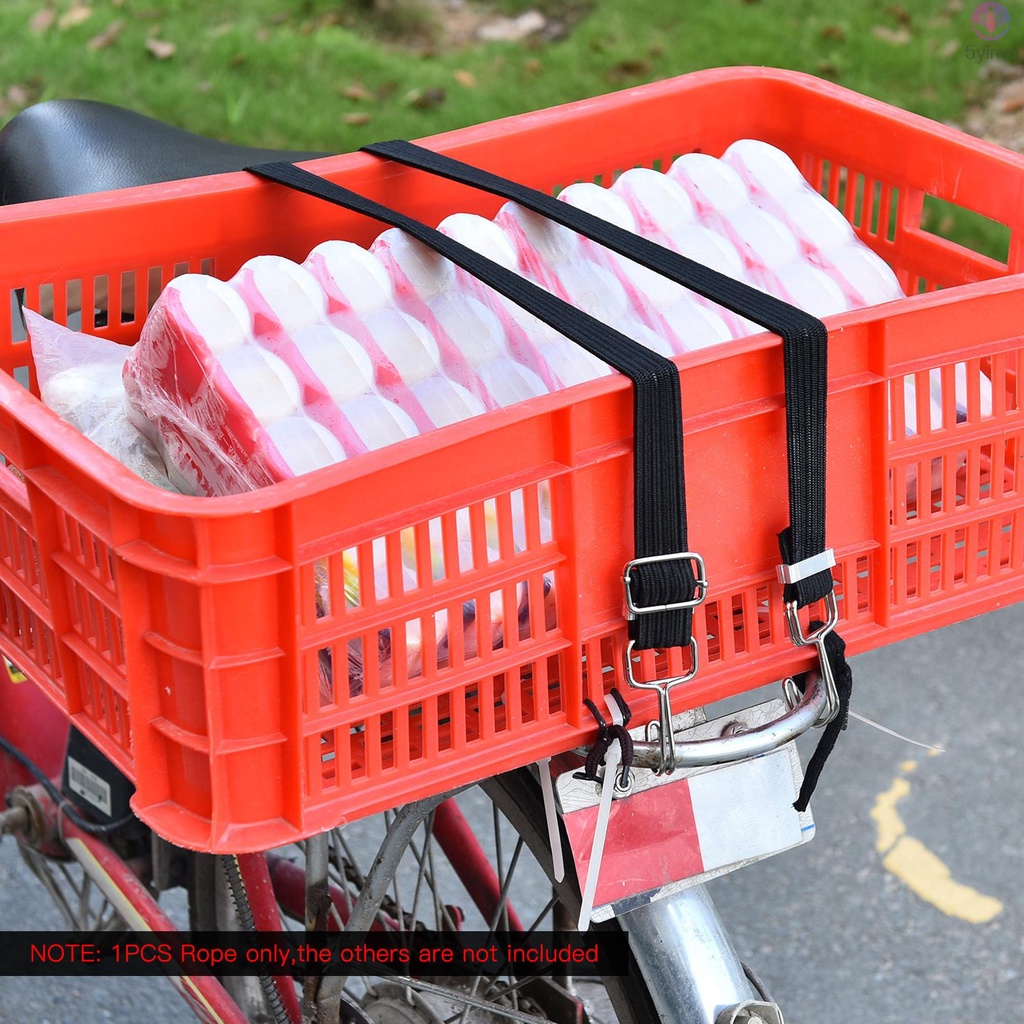 1 Dây Đai Cố Định Yên Sau Xe Đạp Có Móc Co Giãn