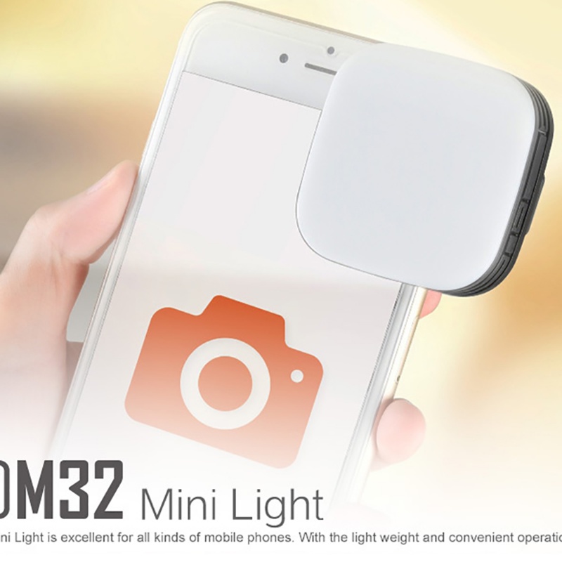 Godox Đèn LEDM32 Mini Hỗ Trợ Chụp Ảnh Cho Điện Thoại