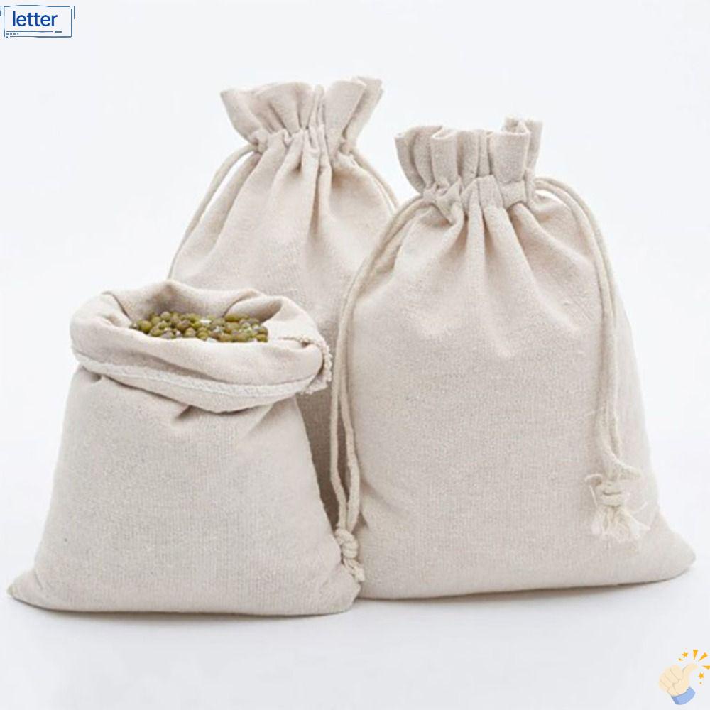 Túi Dây Rút Cotton Đựng Đồ Giặt Tiện Lợi