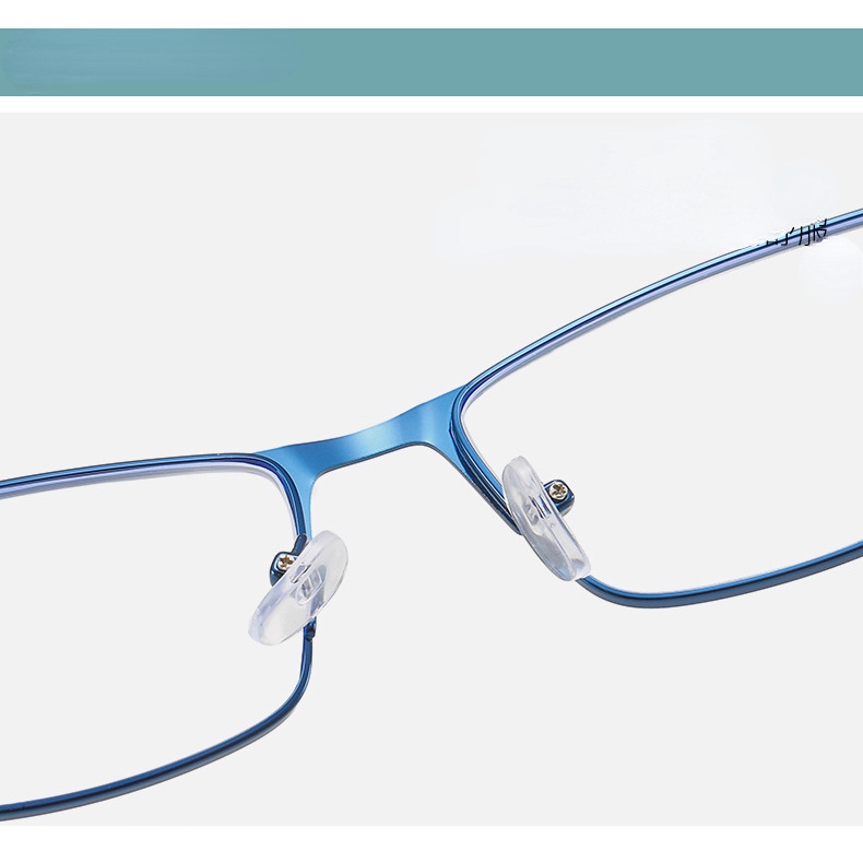 【-0°~-600° Kính Cận Thị Gọng Kim Loại Chống Ánh Sáng Xanh Dương / Bức Xạ Cho Nam Và Nữ Doanh Nhân