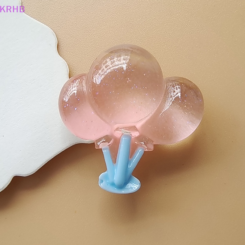 Set 10 Bong Bóng Nhựa Trong Suốt Phát Sáng Dùng Trang Trí Mới