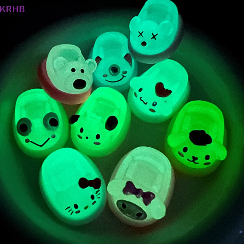 Kẹp Tóc Nhựa Phát Quang Hình Nhân Vật Hoạt Hình KRHB Sanrios Pochacco Cinnamoroll Kuromi Đáng Yêu Diy Mới