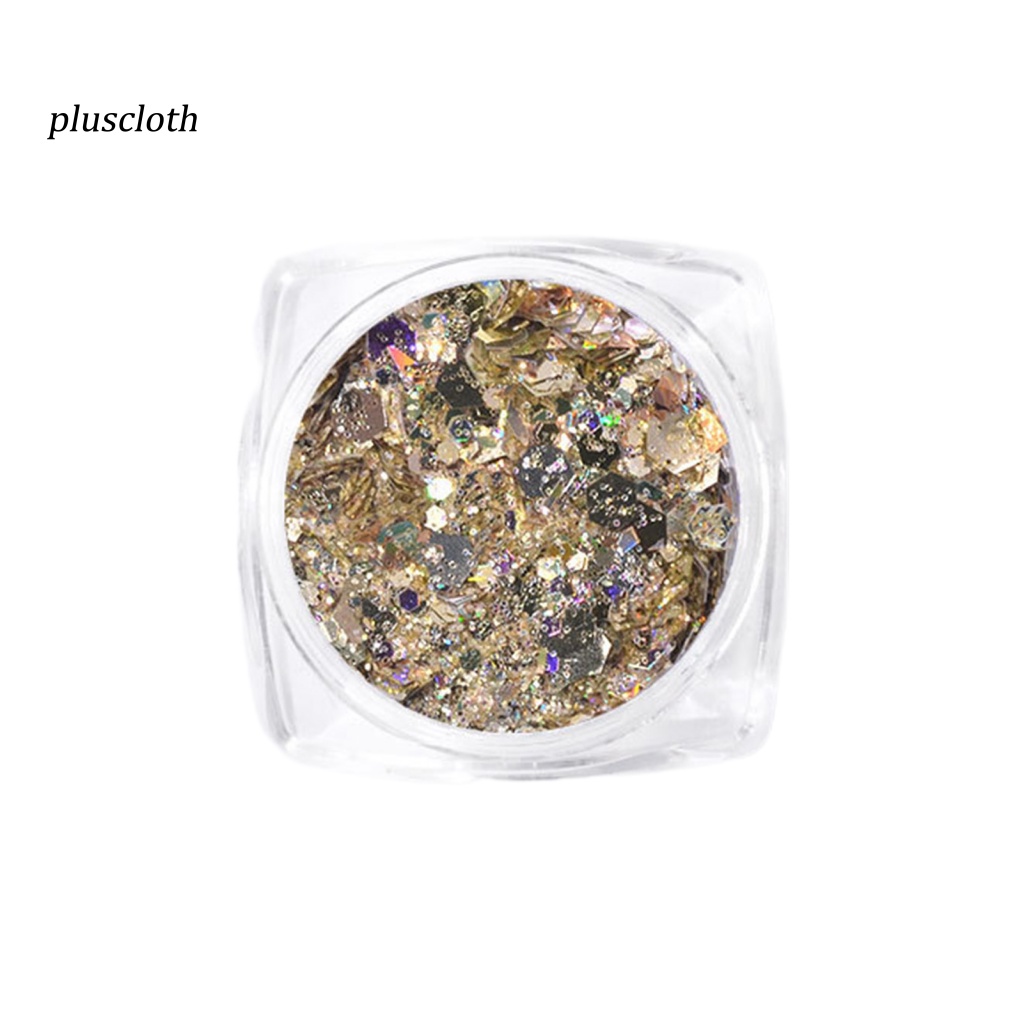 1 Lọ 1g Hạt Kim Sa Lấp Lánh Siêu Mỏng Trang Trí Móng Tay Nghệ Thuật