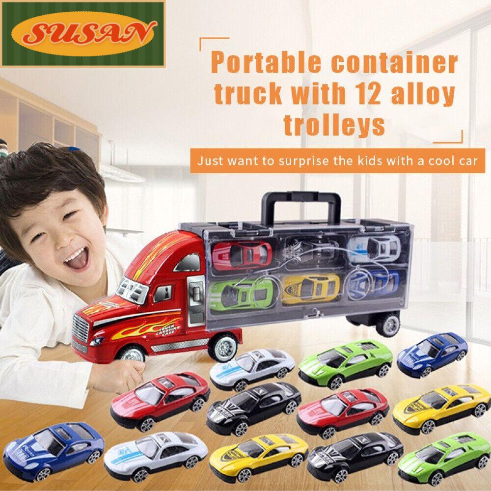 Bộ Đồ Chơi Xe Tải Vận Chuyển Hàng Hóa Vui Nhộn Cho Bé