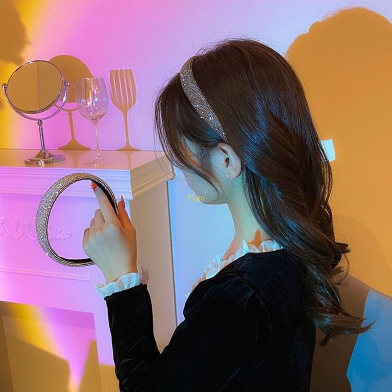 Băng Đô Hợp Kim Đính Đá Nhiều Màu Sắc Lấp Lánh