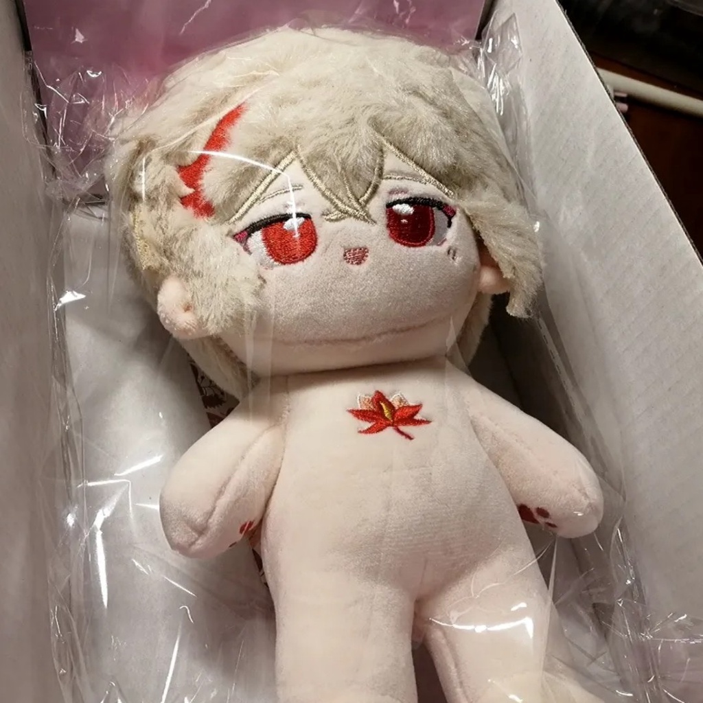 Genshin Impact Cotton Doll Boy Doll Búp bê dễ thương 20cm Đồ chơi nhồi bông Hình Nhân Vật Hoạt Hình Kaedehara Kazuha