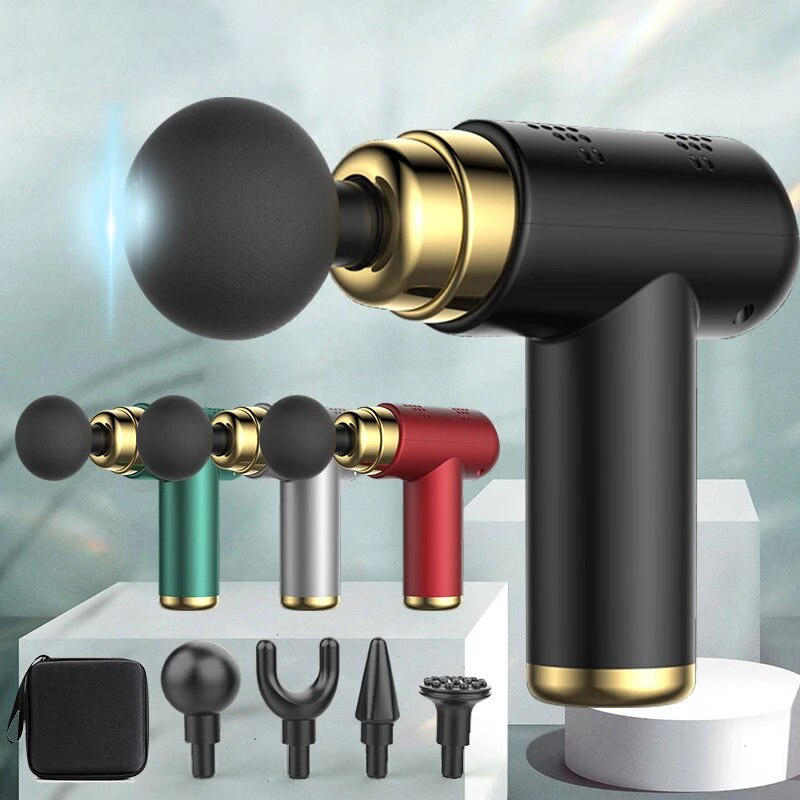 Súng Mát Xa Mini Tần Số Cao Giúp Giảm Đau Và Căng Thẳng Cơ Lưng / Toàn Thân Thiết Bị Tập Thể Dục