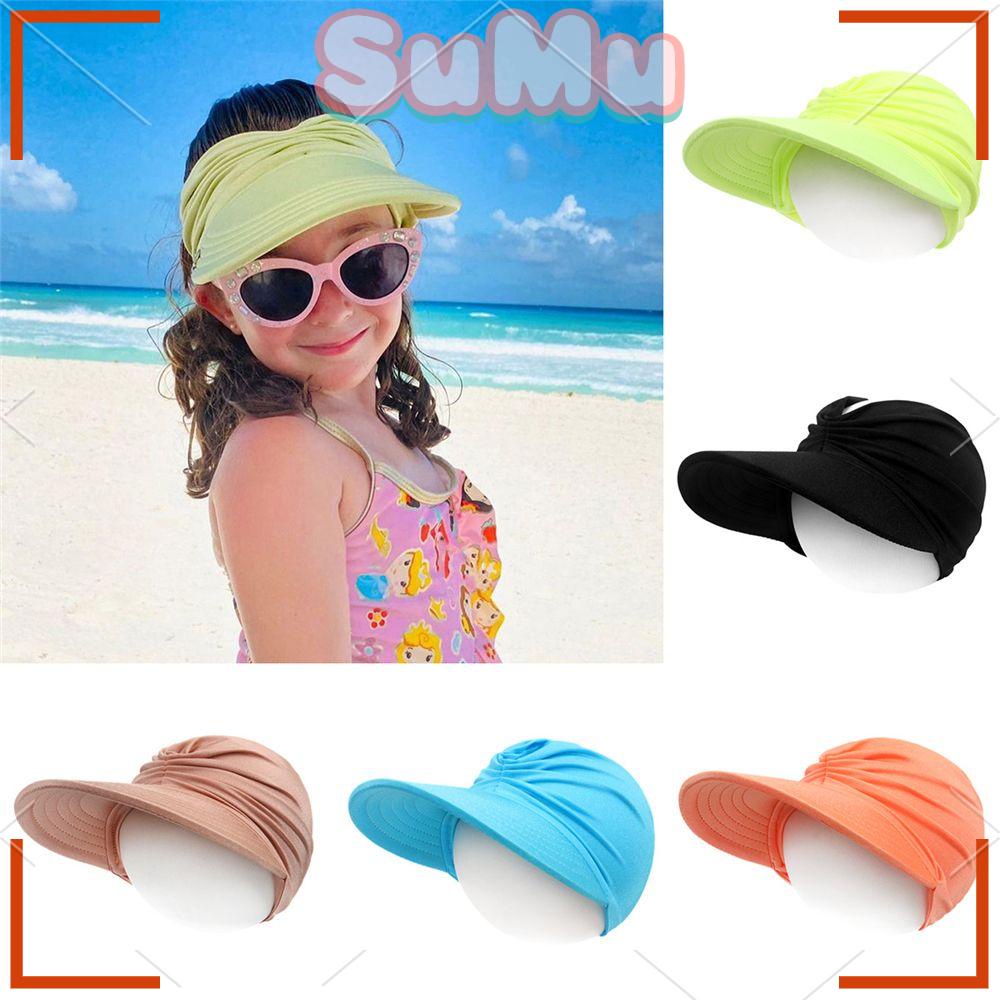Mũ Rộng Vành Chống Tia UV Thiết Kế Đục Lỗ Thời Trang Đi Biển Cho Bé