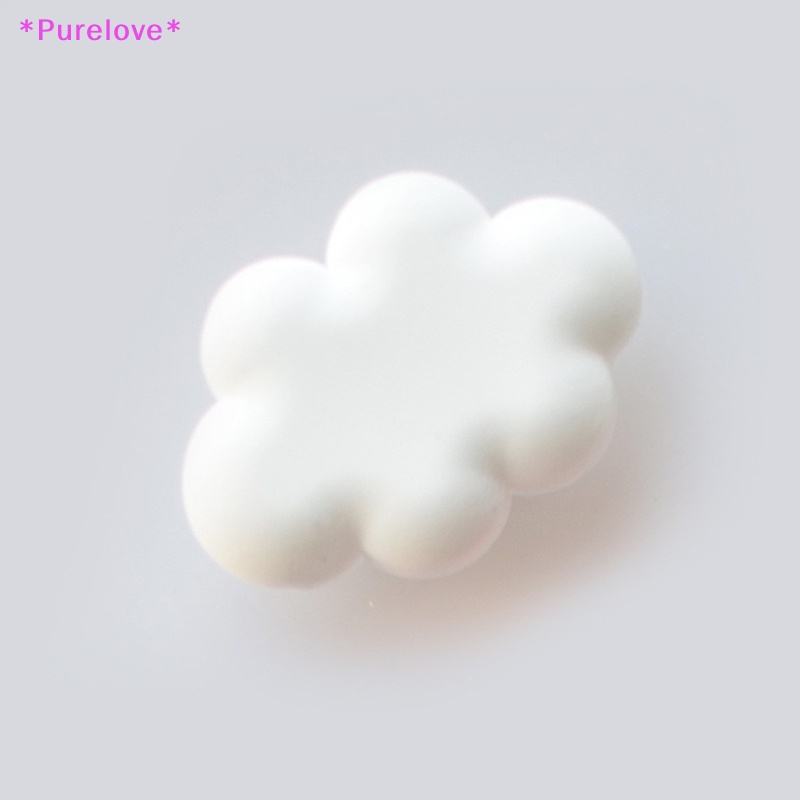 Set 12 Phụ Kiện Trang Trí Giày Hình Đám Mây / Hoa Bằng PVC Diy Mới