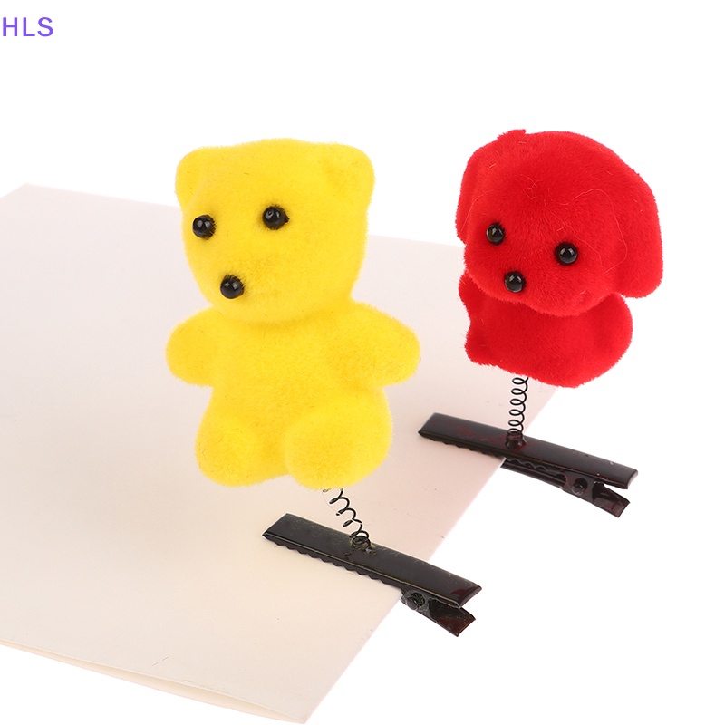 Bộ 5 Kẹp Tóc Hình Vịt / Chuột / Thỏ / Gấu 3D Dễ Thương