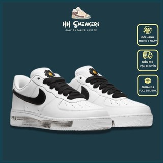 Giày thể thao AF1 trắng hoa cúc đế sơn, Giày sneaker AF1 hoa cúc nam nữ hàng 11 cao cấp Full Box
