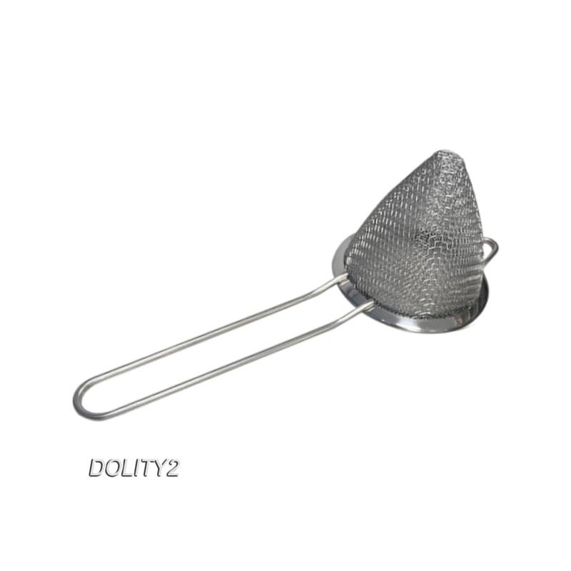 Dụng Cụ Rây Bột Làm Cocktail Bằng Thép Không Gỉ 304 Hình Nón Tay Cầm Dài 2 Cái