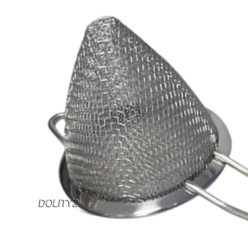 Dụng Cụ Rây Bột Làm Cocktail Bằng Thép Không Gỉ 304 Hình Nón Tay Cầm Dài 2 Cái