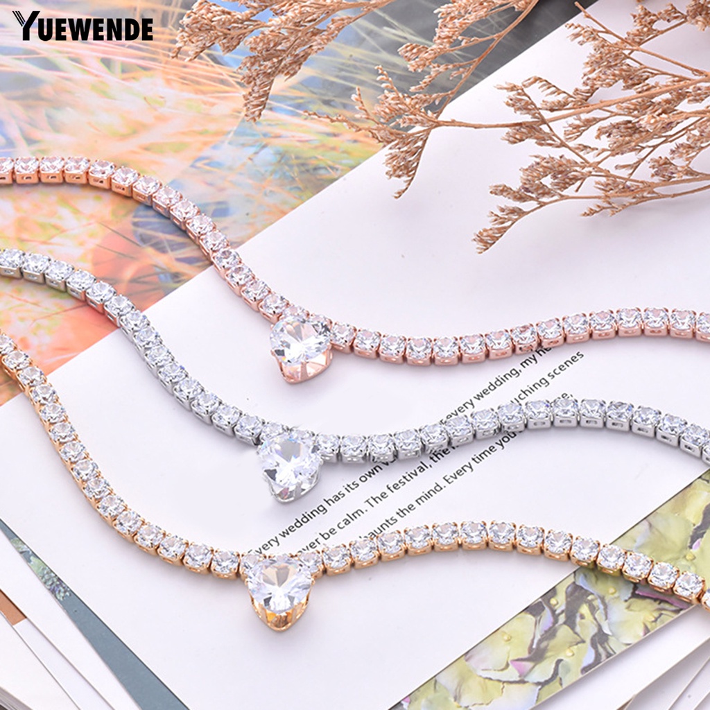 Vòng Cổ Đính Pha Lê Giả Hình Trái Tim Cho Thú Cưng