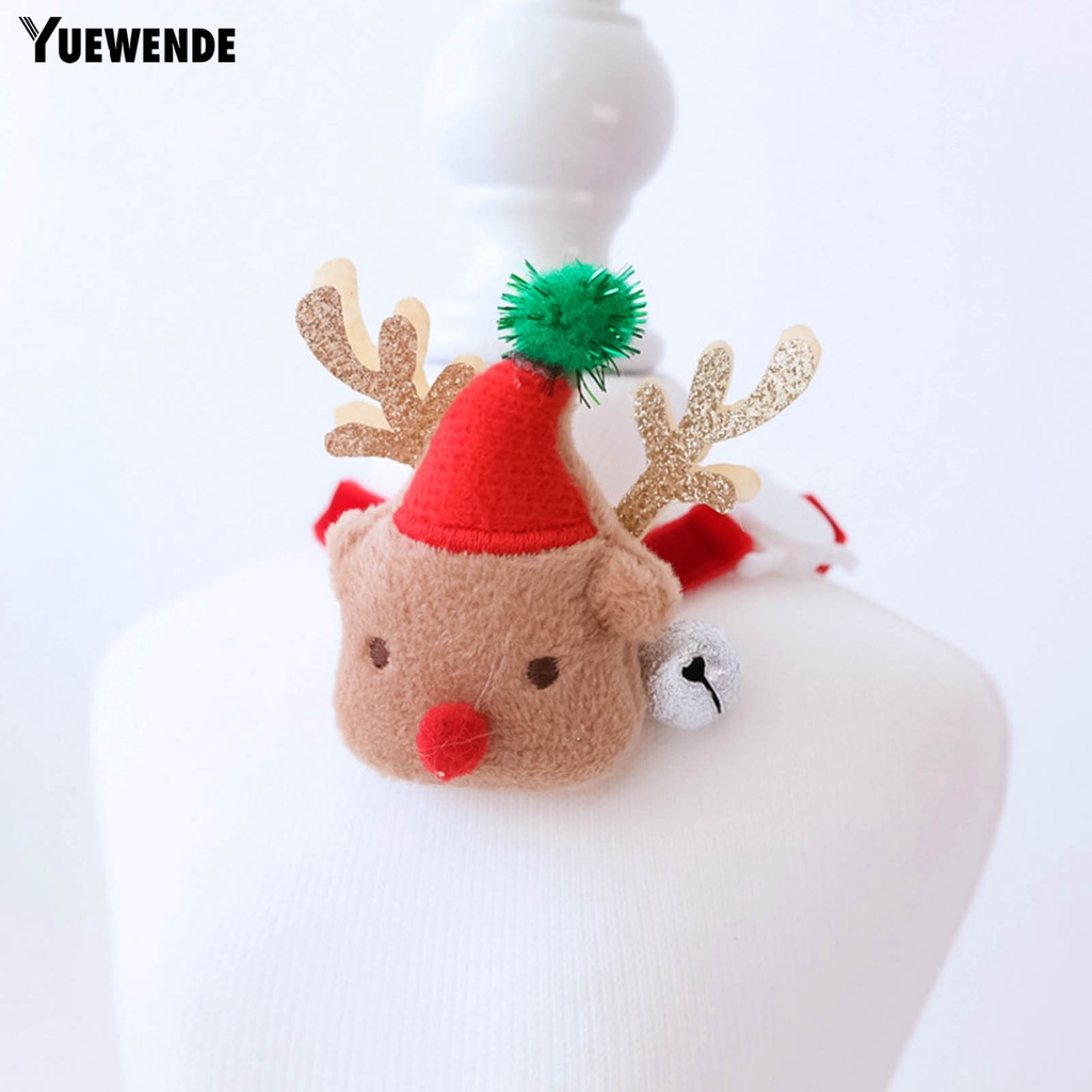 Yq.e Vòng Cổ Gắn Chuông Trang Trí Giáng Sinh Thân Thiện Với Da Cho Thú Cưng