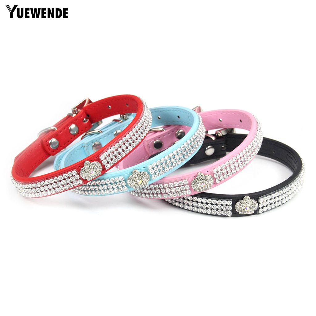 Yq.e Vòng Cổ Choker Đính Đá Có Thể Điều Chỉnh Thời Trang Dành Cho Thú Cưng
